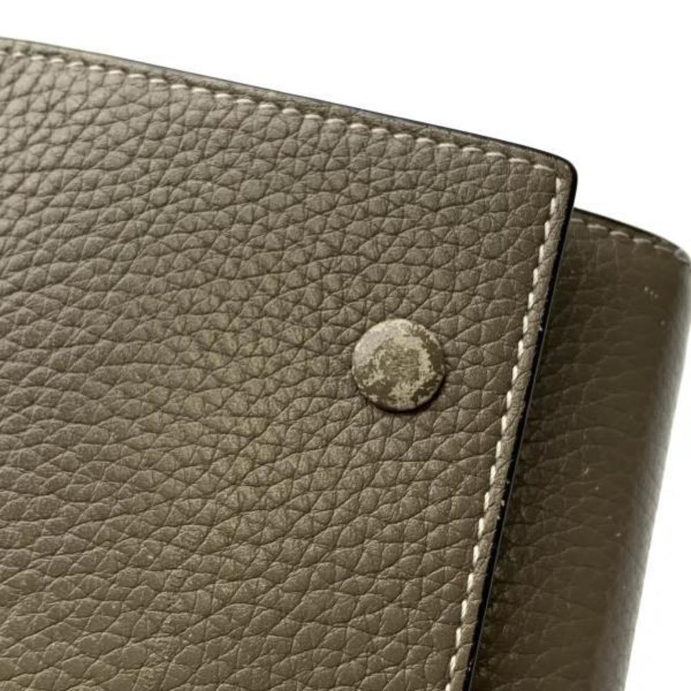 Celine Flap Leather Multi-Function Long Wallet Gr… - image 8